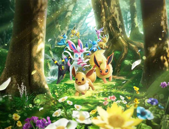 Fotos de El próximo sobre temático del JCC Pokémon Pocket es el de Arboleda de Eevee