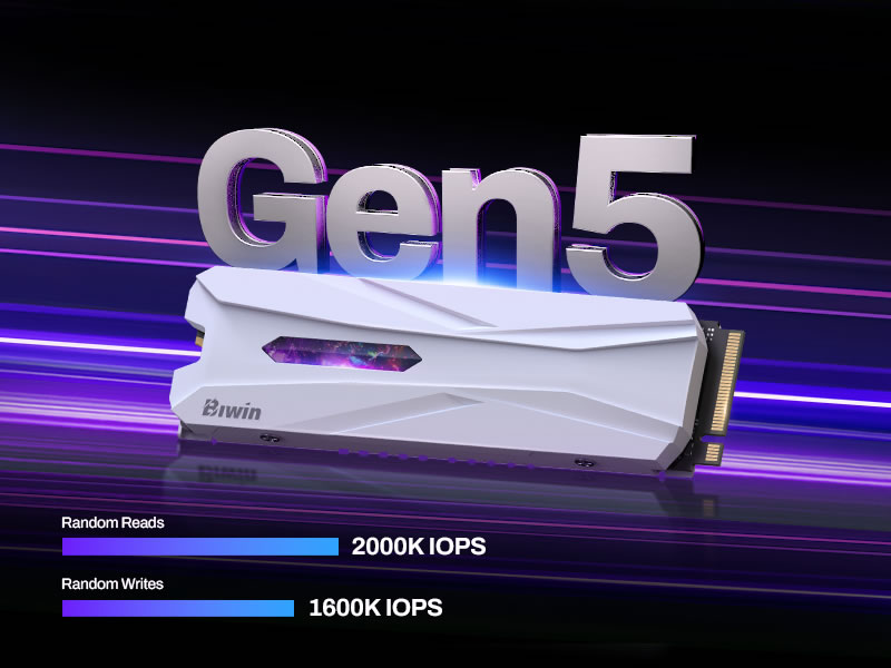 Foto de Biwin presentó su SSD Black Opal X570H PRO con interfaz PCIe Gen5
