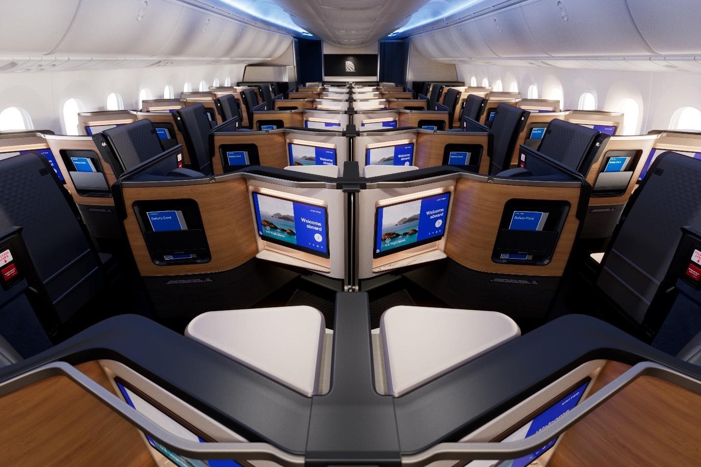 Foto de United Airlines presenta el interior mejorado de los nuevos 787 Dreamliners
