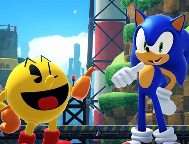 Fotos de Juntos serán dinamita. Se anuncia colaboración entre Sonic y Pac-Man