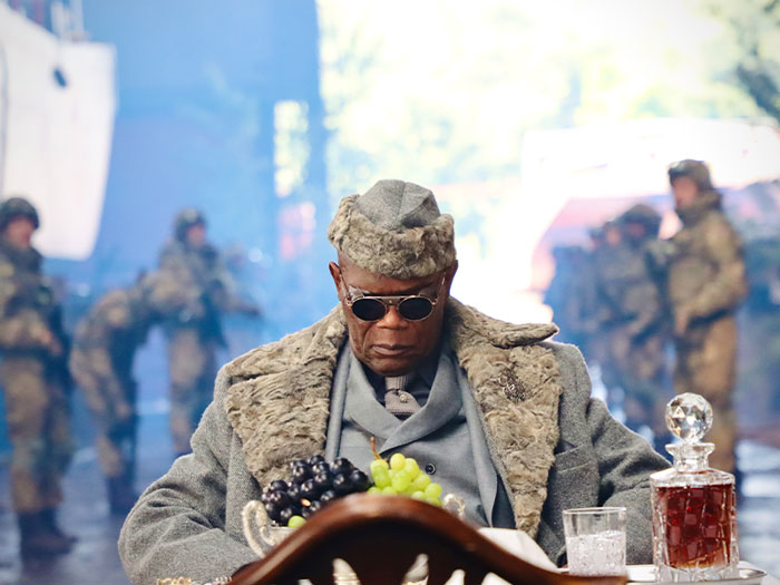 Foto de Cazadores del fin del Mundo, película de acción con Dave Bautista, y Samuel L. Jackson