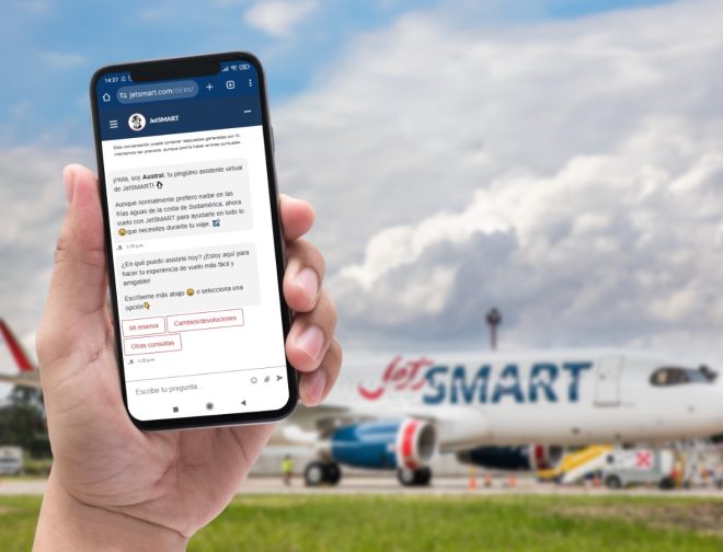 Fotos de JetSMART potencia su evolución digital con Austral, el copiloto SMART impulsado por IA generativa