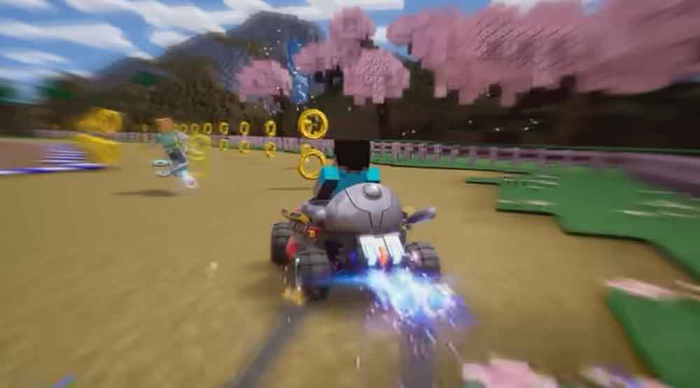 Foto de El Pack Minecraft llegó a Sonic Racing: CrossWorlds