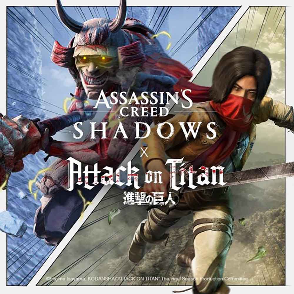 Foto de Llega una interesante colaboración de Attack on Titan a Assassin’s Creed Shadows