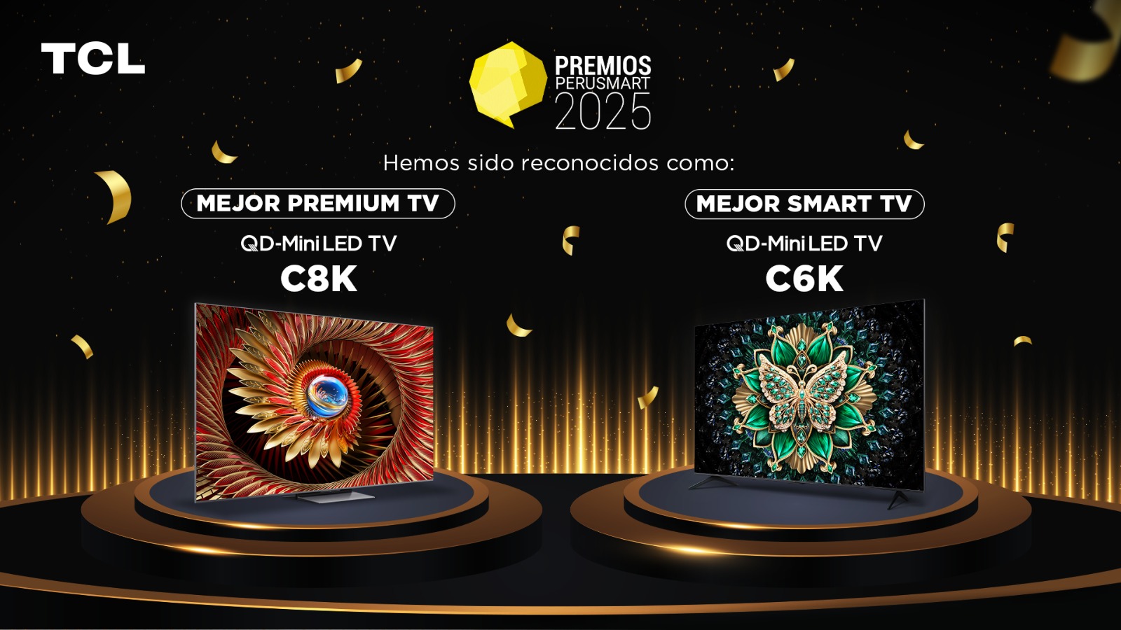 Foto de TCL triunfa en los Premios Perusmart 2025 y consolida su liderazgo tecnológico con sus televisores QD-Mini LED