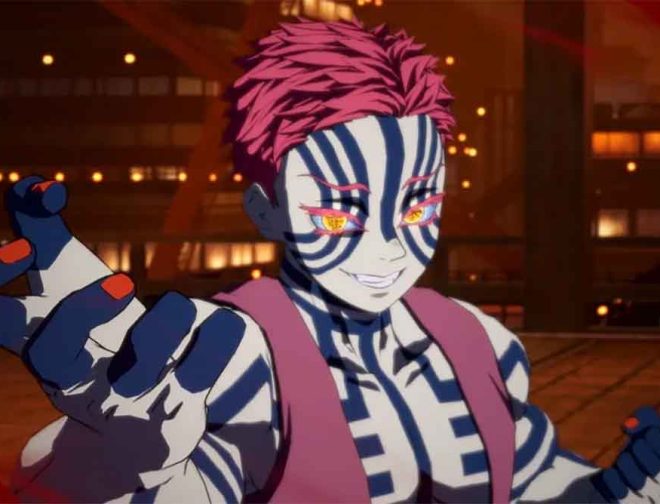 Foto de Akaza (versión Castillo infinito) ya tiene fecha llegada para The Hinokami Chronicles 2