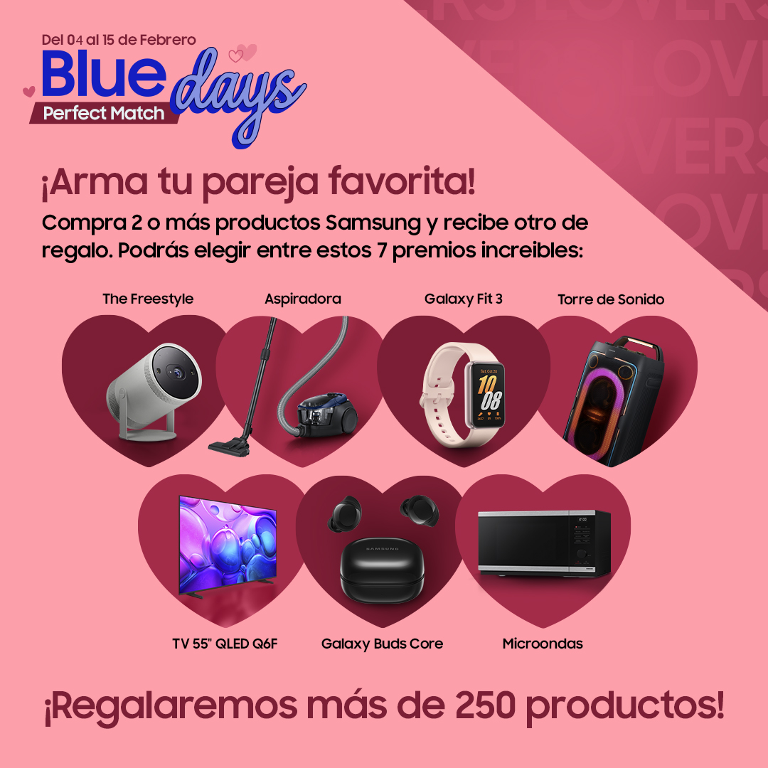 Foto de Celebra San Valentín con tu match perfecto: aprovecha los regalos exclusivos en Samsung