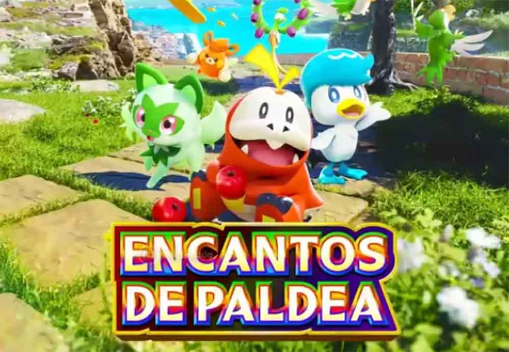 Foto de Nuevo sobre temático de JCC Pokémon Pocket, Encantos de Paldea, muy pronto estará disponible