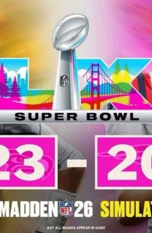 Foto de Según simulación de Madden NFL 26, el ganador del Super Bowl LX es…