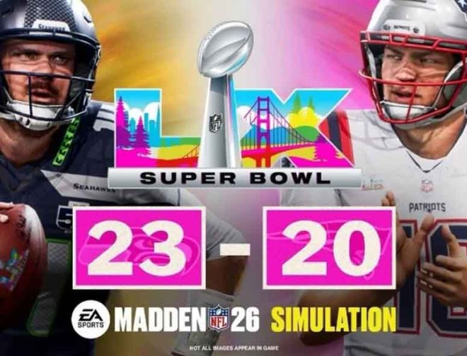 Fotos de Según simulación de Madden NFL 26, el ganador del Super Bowl LX es…
