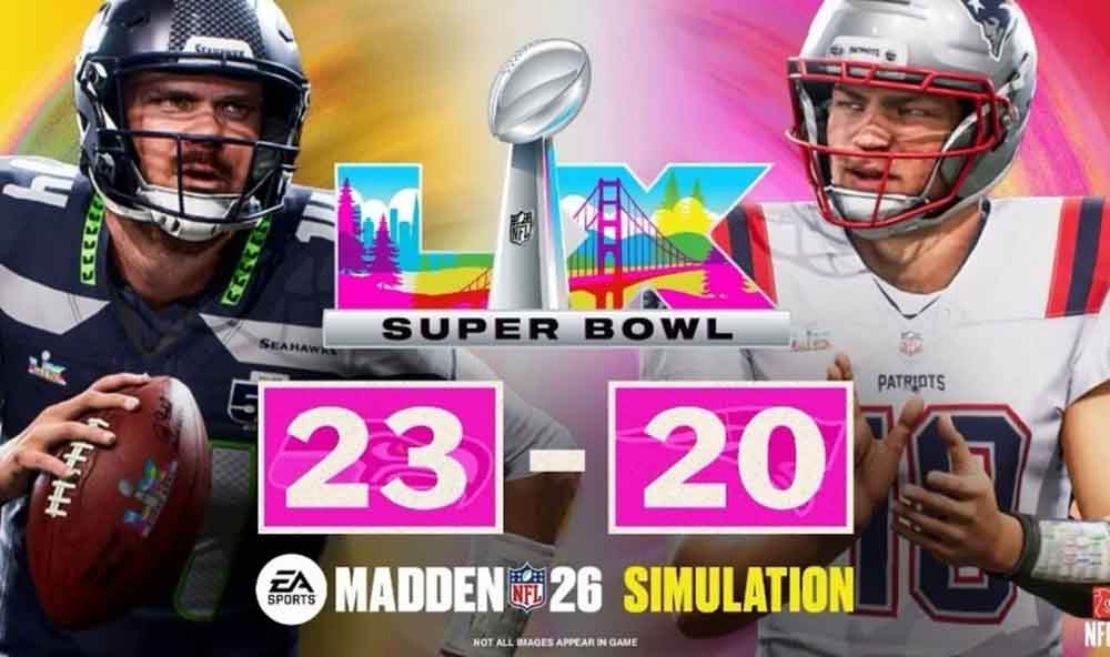 Foto de Según simulación de Madden NFL 26, el ganador del Super Bowl LX es…
