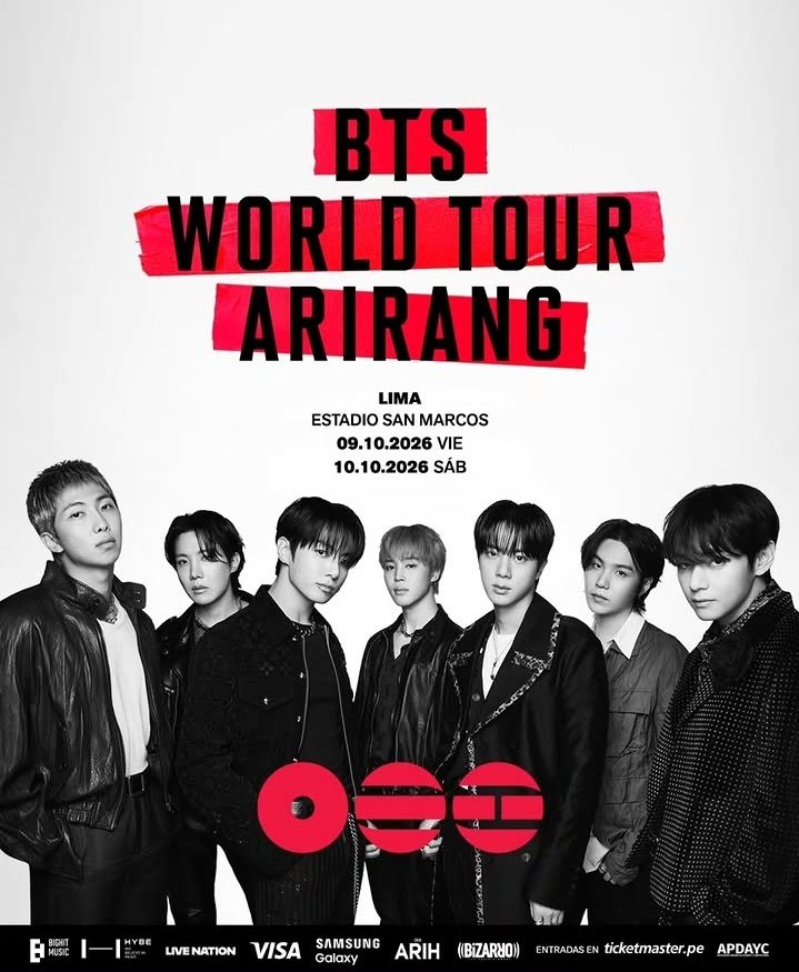 Foto de Detalles y precios de la venta de entradas de los conciertos de BTS en Lima, Perú