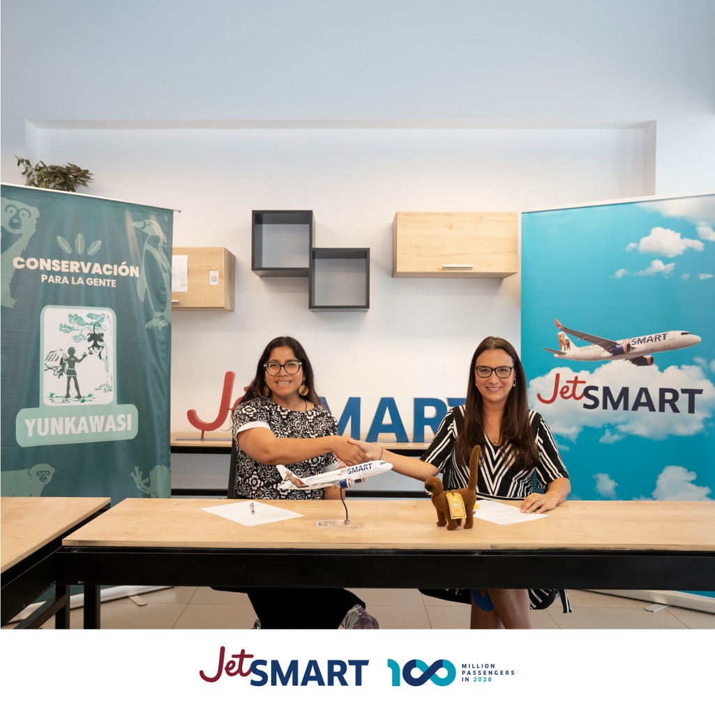 Foto de JetSMART y Asociación Civil Yunkawasi renuevan su compromiso de conservación