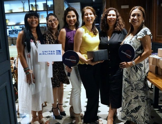 Fotos de United Airlines y Continental Travel realizaron su primer kick off del año junto a sus principales cuentas corporativas