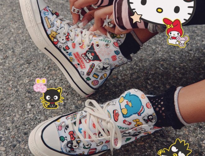 Fotos de Vistazo a las nuevas zapatillas de Converse x Hello Kitty & Friends 2026