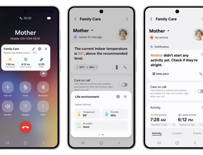 Fotos de Samsung mejora la experiencia para cuidar de sus usuarios y sus familias con la actualización de SmartThings