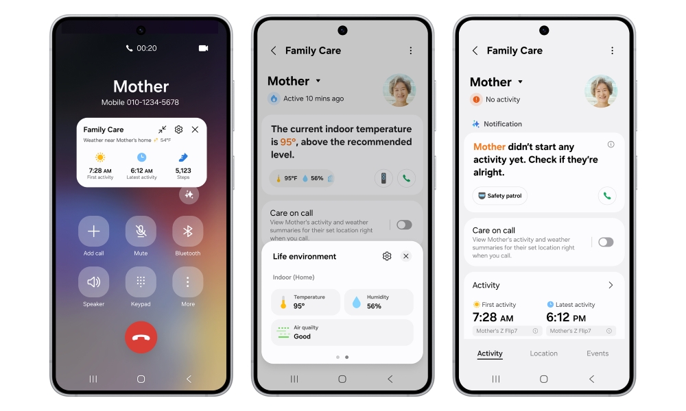 Foto de Samsung mejora la experiencia para cuidar de sus usuarios y sus familias con la actualización de SmartThings