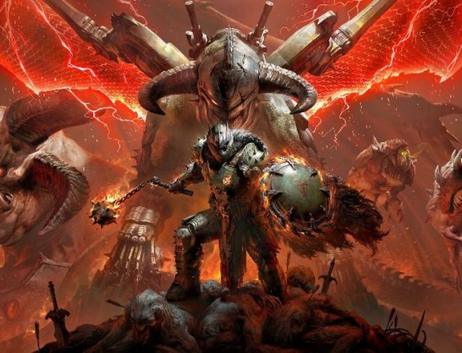 Foto de Colaboración anunciada de Diablo Immortal y DOOM