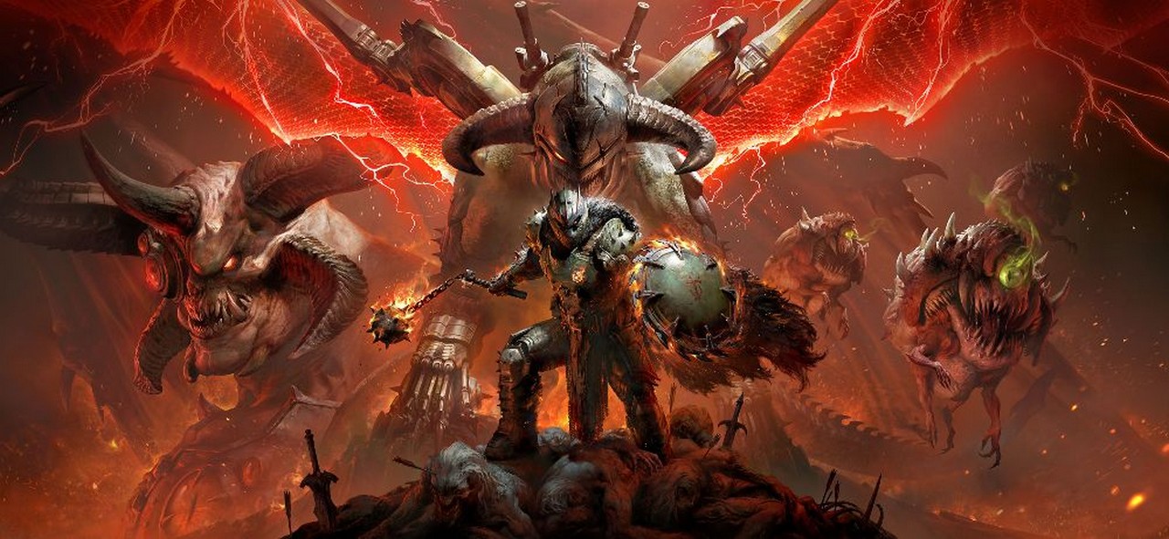 Foto de Colaboración anunciada de Diablo Immortal y DOOM