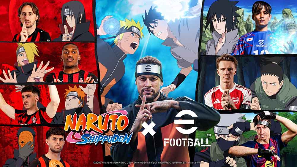 Foto de Tendremos una colaboración entre eFootball y Naruto Shippuden