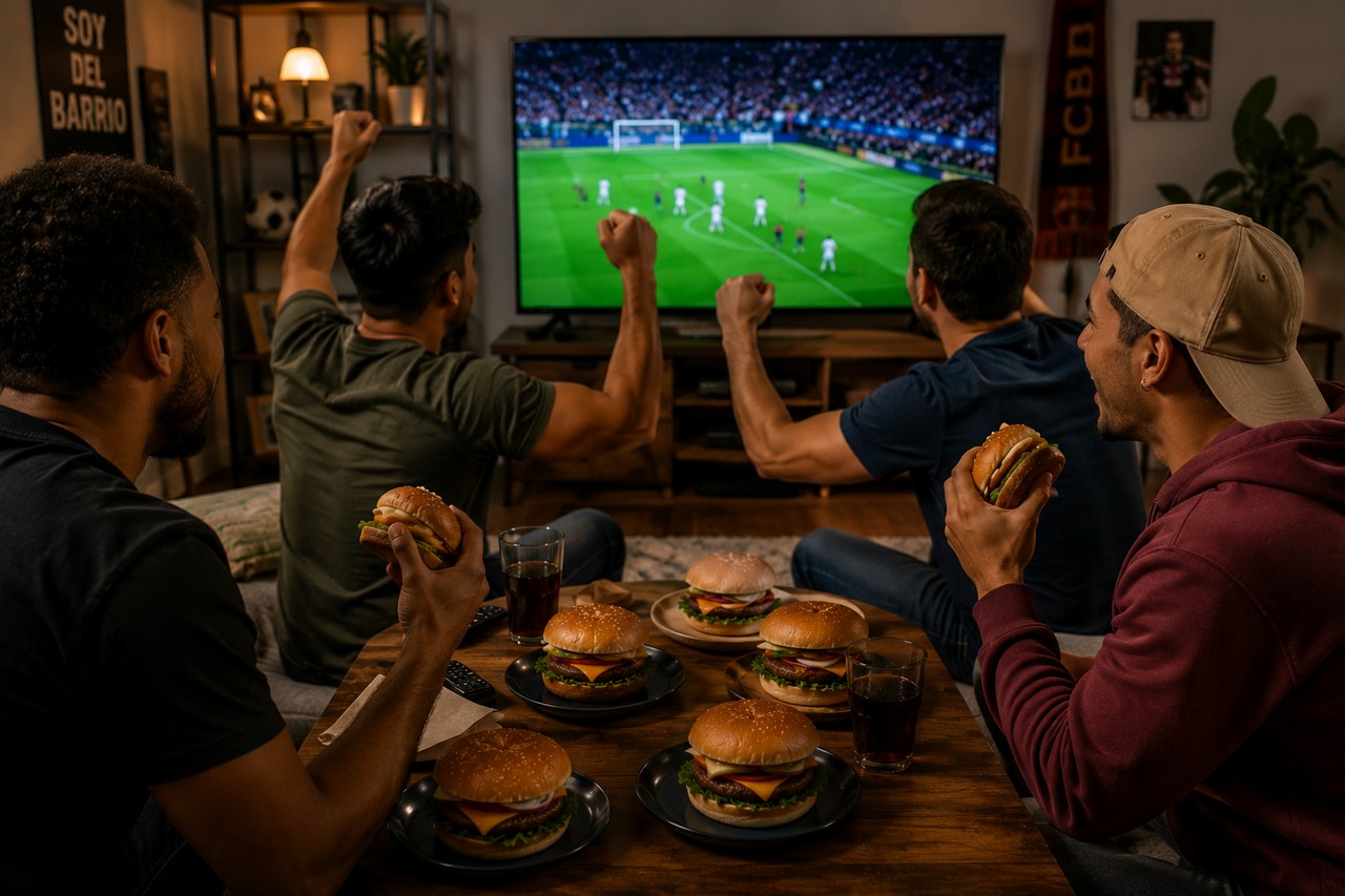 Foto de Final de la Champions League: pedidos de hamburguesas y pizza podrían crecer hasta en 15%