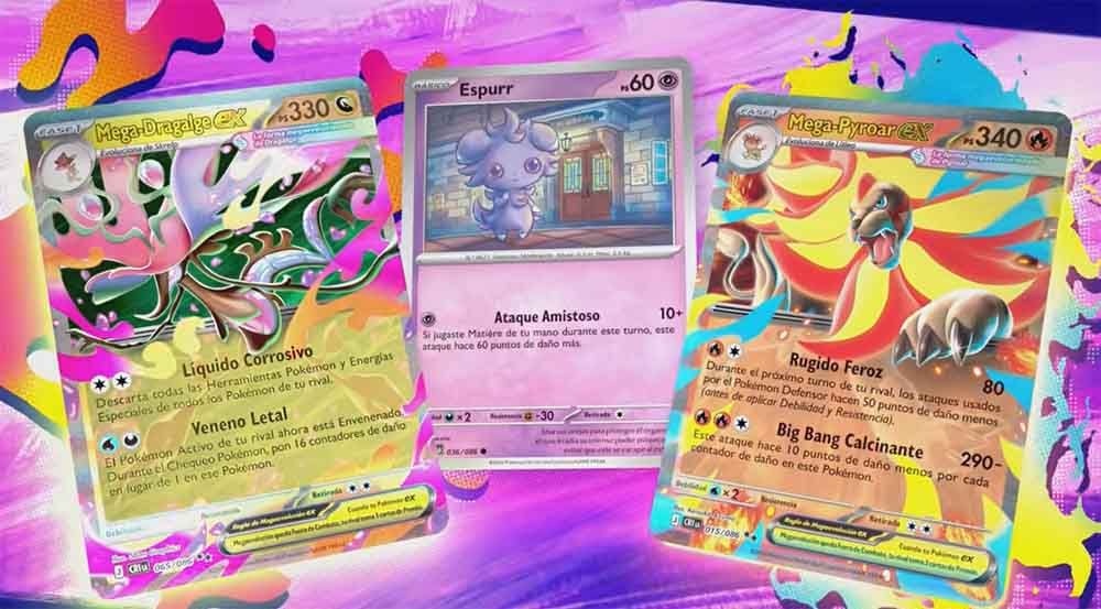 Foto de JCC Pokémon Megaevolución-Caos Creciente ya está disponible