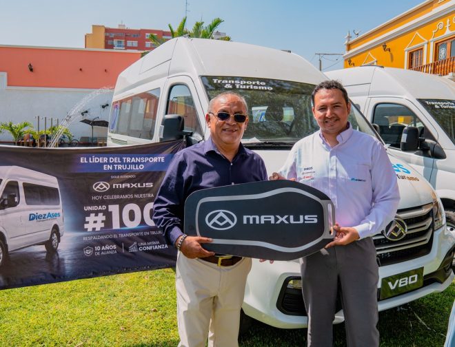 Fotos de Maxus entrega 16 vans V80 a Diez Ases y fortalece su presencia en el rubro de transporte del norte del país