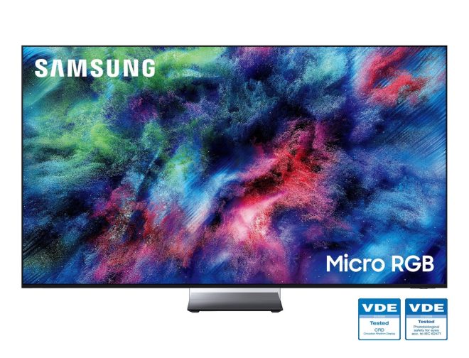 Foto de El televisor Micro RGB de Samsung recibe las certificaciones Safety for Eyes y Circadian Rhythm Display de VDE