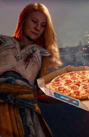 Foto de A Domino’s Pizza no le gustó God of War Laufey