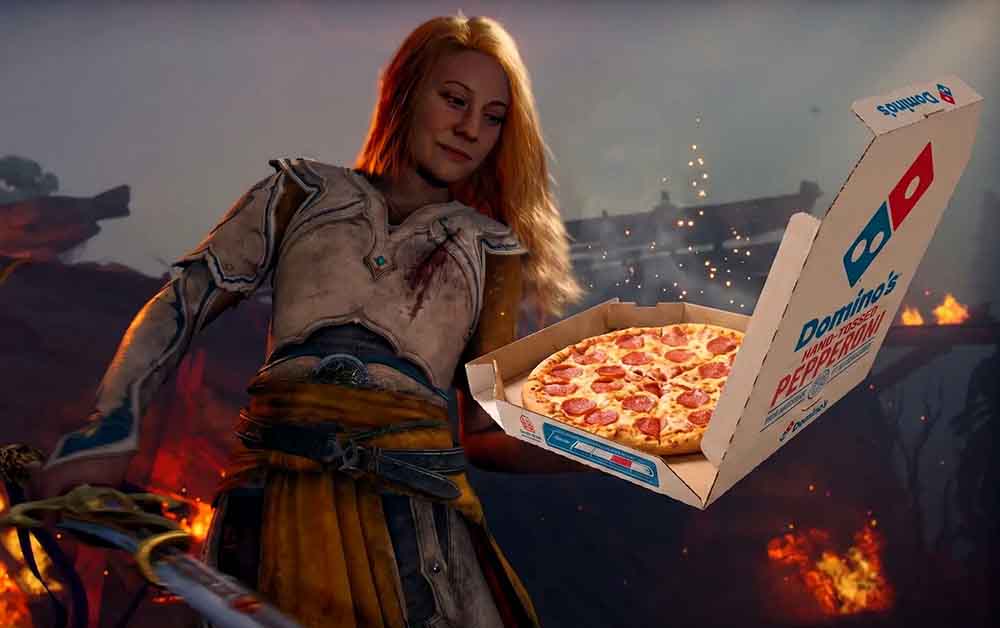 Foto de A Domino’s Pizza no le gustó God of War Laufey