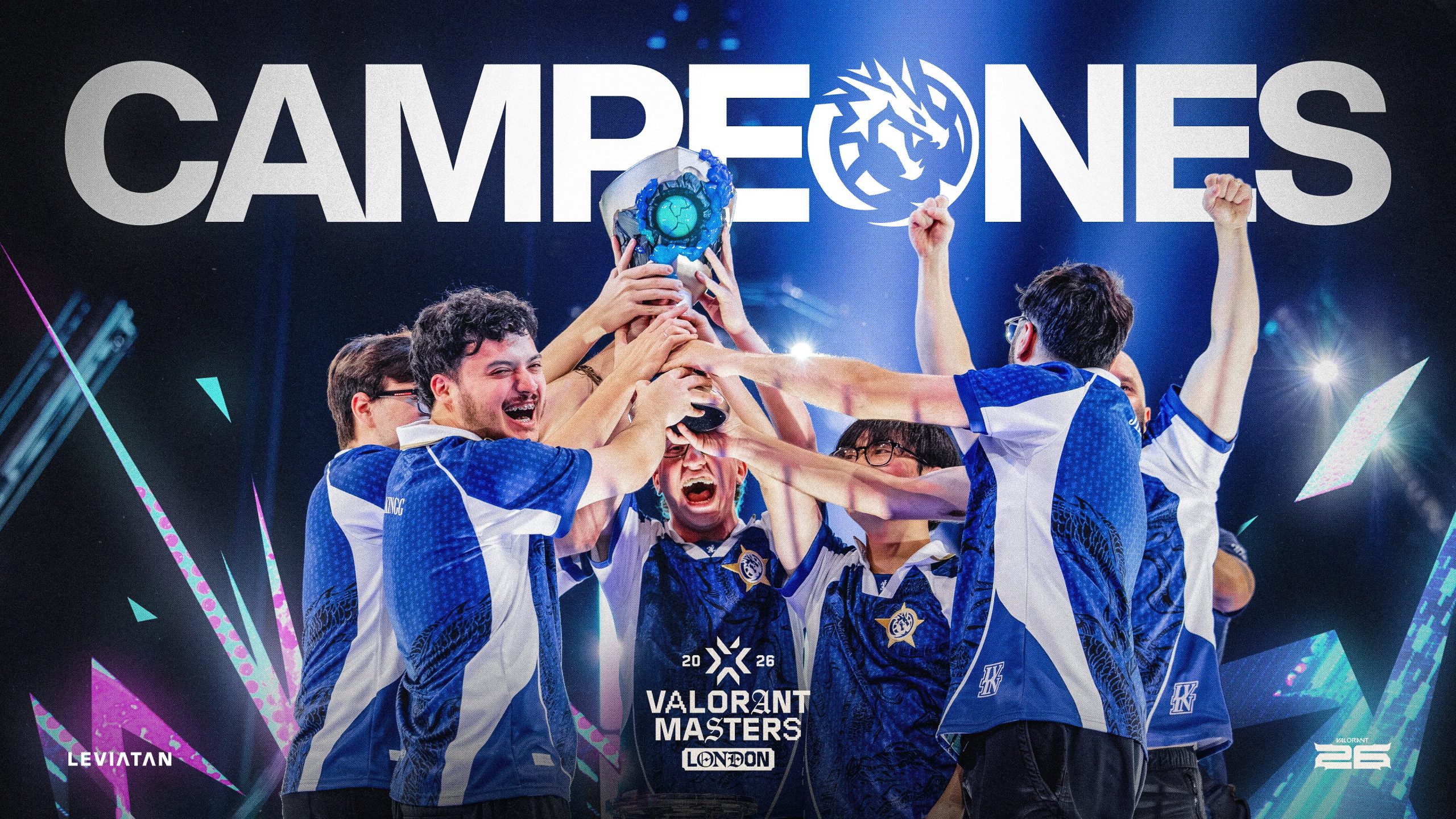 Foto de La organización Argentina de Leviatán es la campeona del VALORANT Masters London 2026