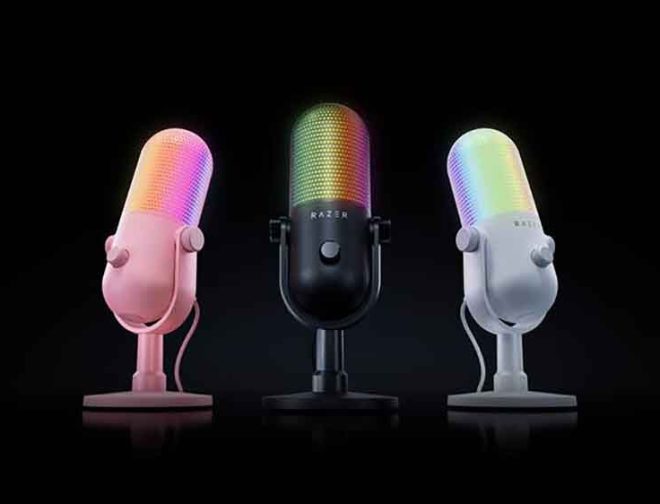 Fotos de Razer presenta el micrófono Seiren V3 Chroma con DSP de 32 bits y procesamiento con IA