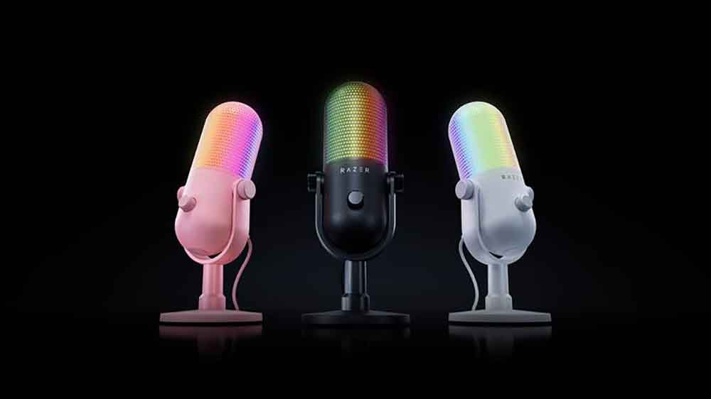 Foto de Razer presenta el micrófono Seiren V3 Chroma con DSP de 32 bits y procesamiento con IA