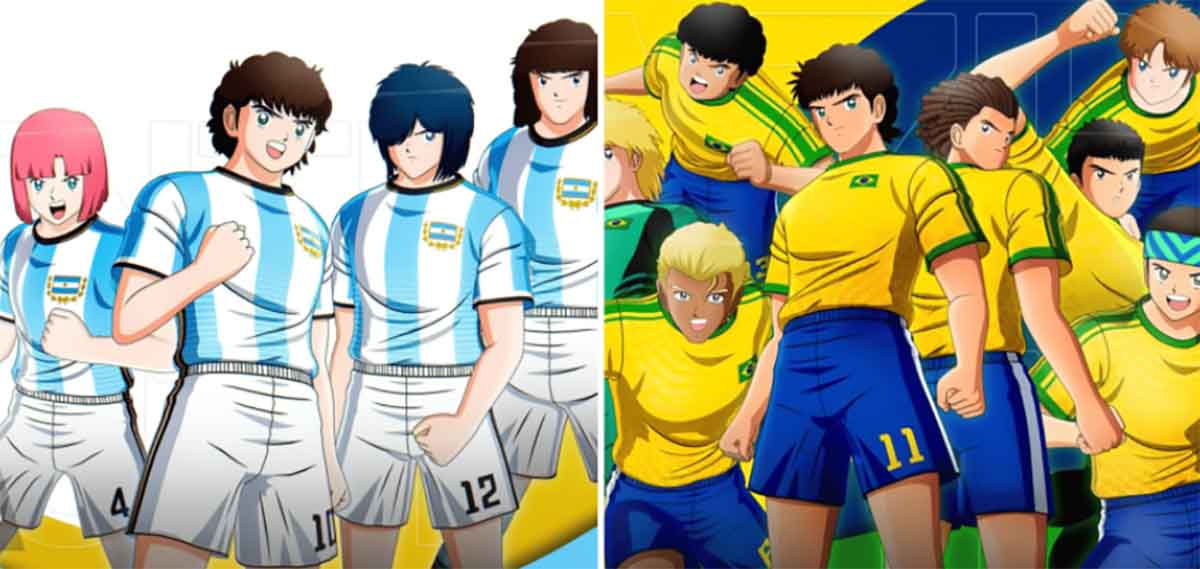 Foto de Argentina y Brasil son presentados en Captain Tsubasa 2: World Fighters