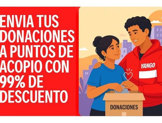 Foto de Yango ofrece envíos con 99% de descuento para facilitar el envío de ayuda humanitaria a las familias afectadas por los terremotos en Venezuela