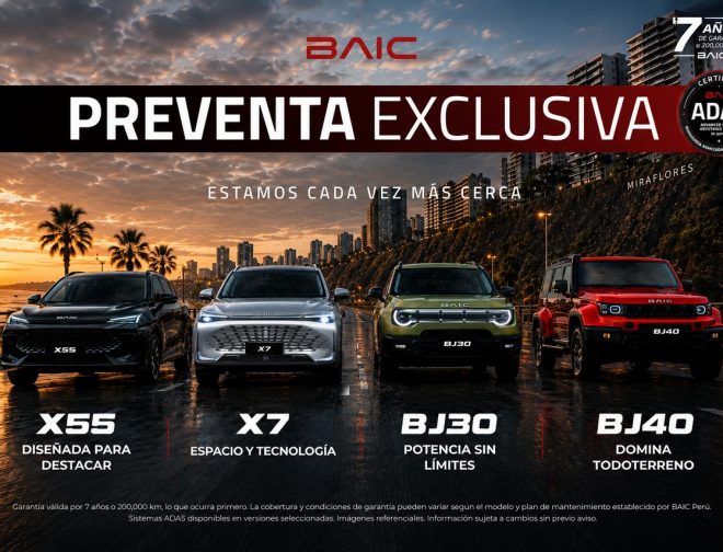 Foto de BAIC inicia su fase de preventa en Perú abriendo las puertas a una nueva generación de vehículos