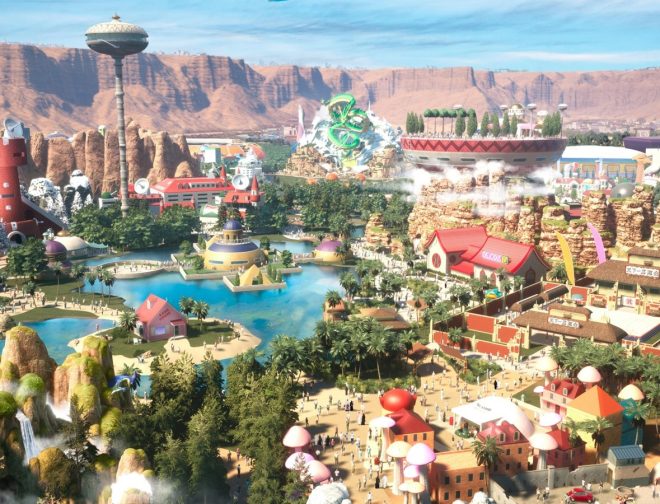 Fotos de Emmanuel Macron confirma un parque de diversiones de Dragon Ball en Francia