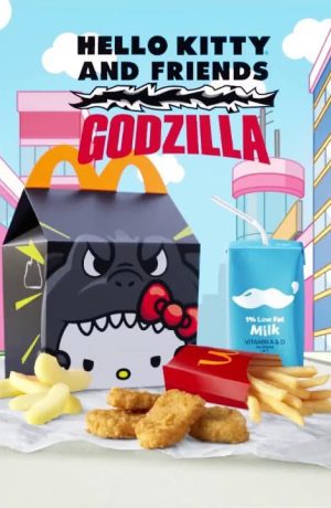 Foto de McDonald’s y Sanrio lanzan la colaboración Hello Kitty x Godzilla en su Cajita Feliz