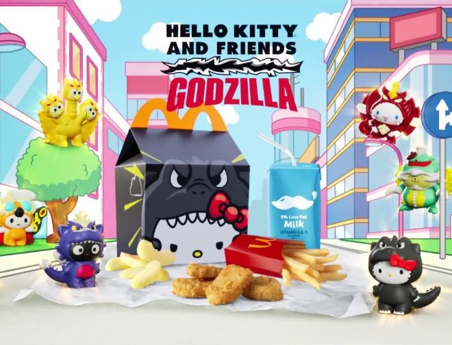 Foto de McDonald’s y Sanrio lanzan la colaboración Hello Kitty x Godzilla en su Cajita Feliz