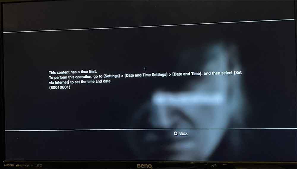 Foto de Usuario de PlayStation prendió su consola para jugar Metal Gear Solid 4, pero su cuenta fue borrada por inactividad