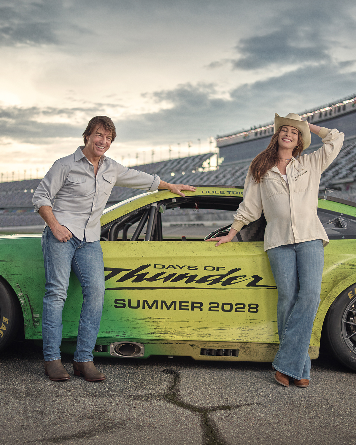 Foto de Tom Cruise confirma la película Days of Thunder, la cual llega a los cines en 2028