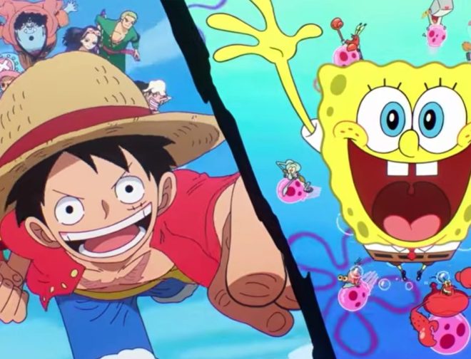 Foto de Vistazo a las figuras de la Cajita Feliz One Piece x Bob Esponja de McDonald’s