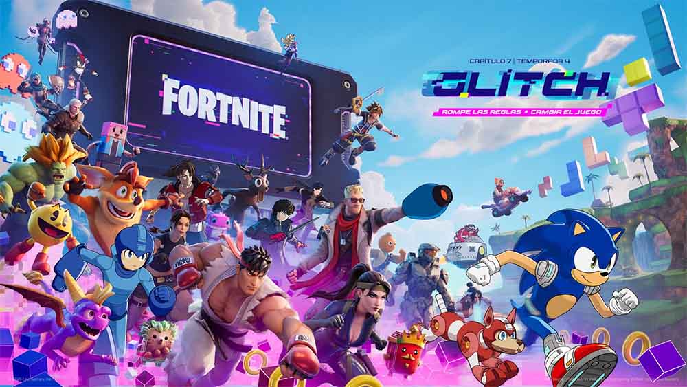 Foto de Muchas leyendas del gaming llegan a Fortnite Glitch