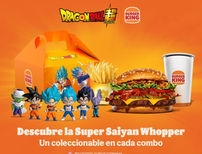 Foto de Burger king y Toei Animation se unen en Perú para lanzar un menú de edición limitada inspirado en Dragon Ball Super