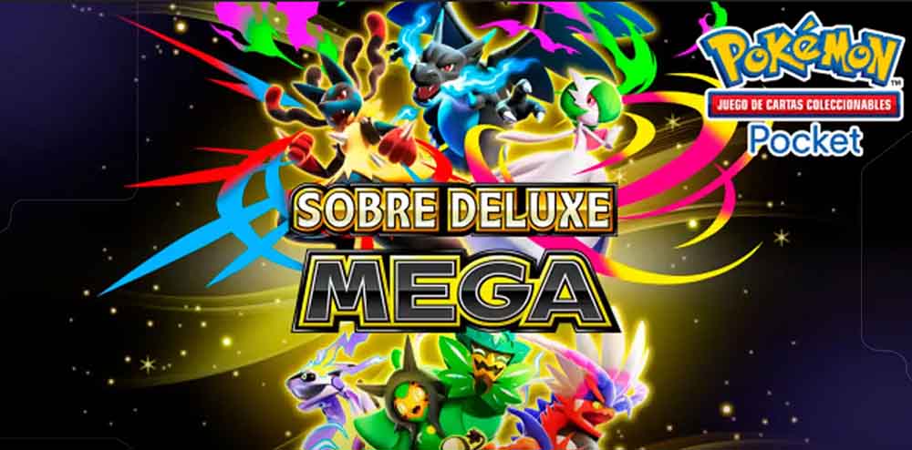 Foto de Deluxe Pack: Mega, el nuevo sobre de mejora especial de JCC Pokémon Pocket llega con Pokémon ex garantizado