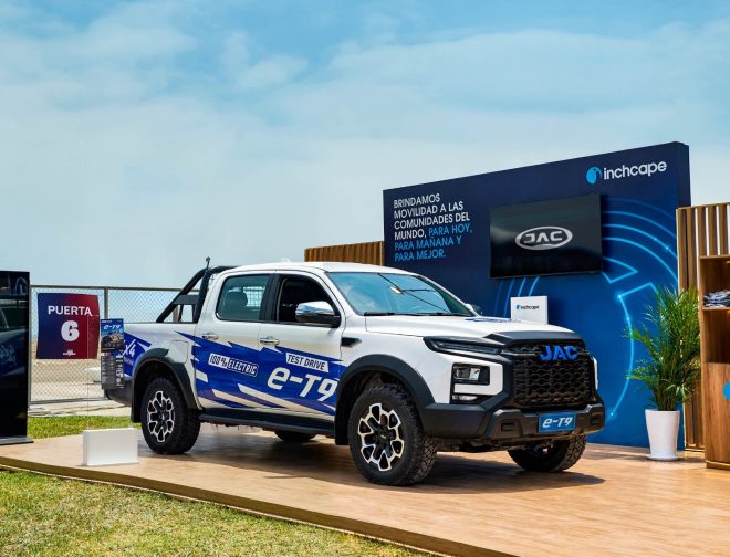 Foto de JAC Motors participó en la Cumbre Perú Sostenible 2026 con su pickup JAC e‑T9 4×4 100% eléctrica