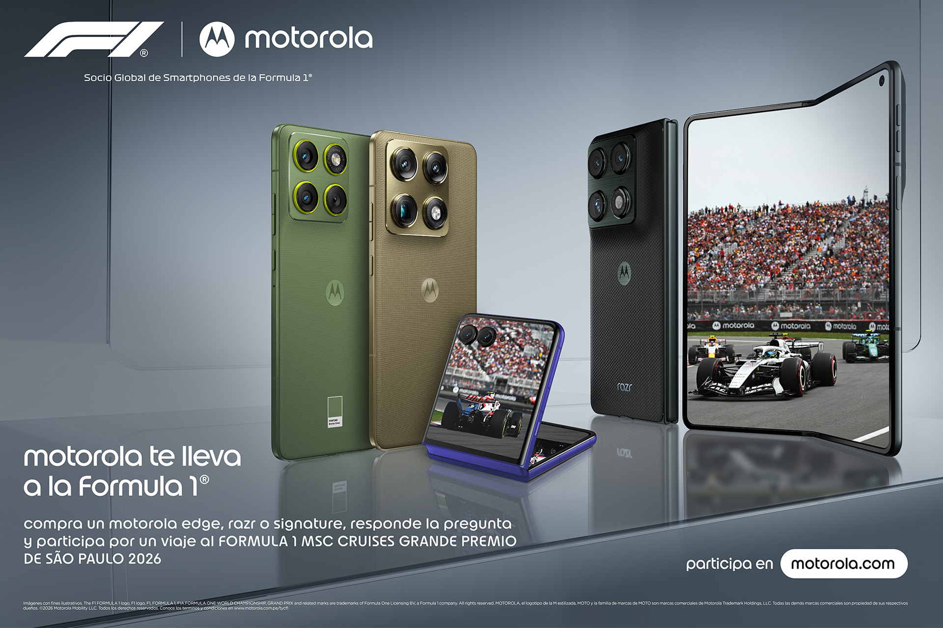Foto de Motorola te lleva a la Formula 1: Cómo participar por un viaje a Brasil