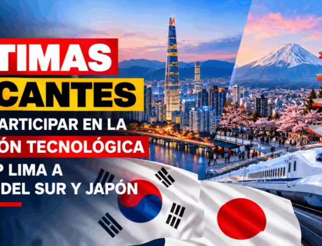 Foto de Últimas vacantes para participar en la V Misión Tecnológica del CIP Lima a Corea del Sur y Japón