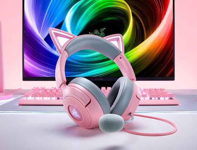 Fotos de Razer presenta los audífonos con cable Kraken Kitty V3